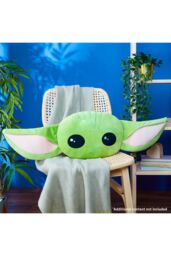 Disney Men's Yoda 3D Cushion in Green - thumbnail 2