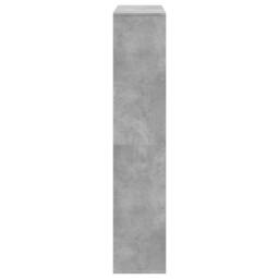 Berkfield Home Book Cabinet Concrete Grey 102x29x143 cm Engineered Wood - Size: 102 x 29 x 143 cm - thumbnail 6