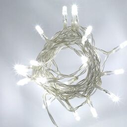 Shatchi 40 Cool White LED Lights Battery Operated Fairy String Christmas Lights - thumbnail 1