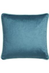 Laurence Llewelyn-Bowen 'Birdity Absurdity' Soft Touch Velvet Filled Cushion in Blue - Size: 43 cm x 43 cm - thumbnail 4