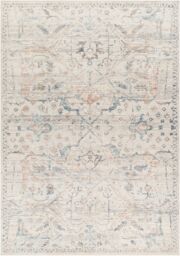 Livabliss Becki Owens Marlene-Vintage Ivory Blue Traditional Boho Living Dining Rug in Cream - Size: 117 cm x 170 cm - thumbnail 2