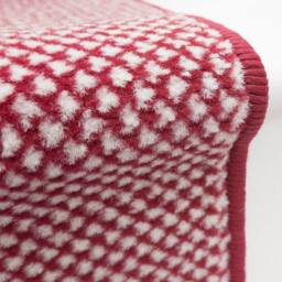 runrug Stair Runner Carpet for Staircases - Soft & Comfy, 9mm - 'Hazy' in Red - Size: 60 cm x 660 cm - thumbnail 2