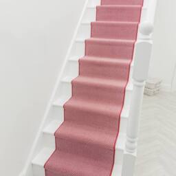 runrug Stair Runner Carpet for Staircases - Soft & Comfy, 9mm - 'Hazy' in Red - Size: 60 cm x 660 cm - thumbnail 5