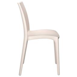 Berkfield Home Beautiful Garden Chairs 2 pcs Cream 50x46x80 cm Polypropylene in Beige - Size: 50 x 46 x 80 cm - thumbnail 5