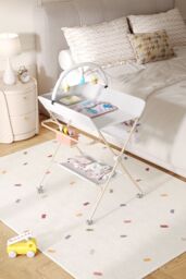 Living and Home Versatile Folding Baby Changing Table in Dark Grey - thumbnail 2
