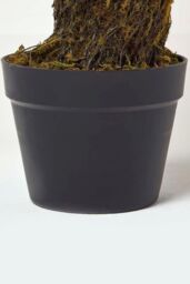 Homescapes Artificial Bird's Nest Fern in Pot, 120 cm Tall in Green - thumbnail 3