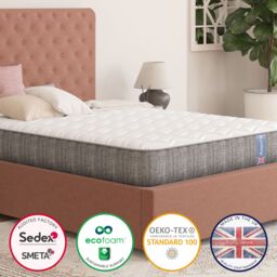 Aspire Quad Layer Pocket Sprung Mattress in White - Size: Small Double - thumbnail 4
