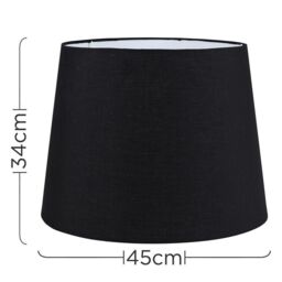 ValueLights Aspen Black Floor Lamp Shade - thumbnail 4