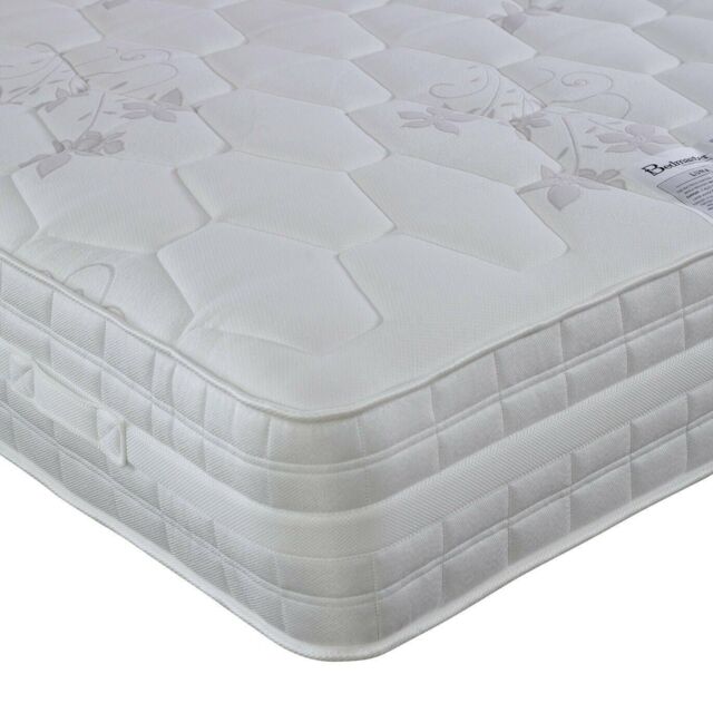 Bedmaster Luna 3000 Pocket Sprung Revofoam Mattress in White - Size: Small Single - image 1