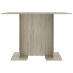 Berkfield Home Beautiful Dining Table Sonoma Oak 110x60x75 cm Engineered Wood in Light Sand - Size: 110 x 60 x 75 cm - thumbnail 1