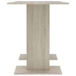 Berkfield Home Beautiful Dining Table Sonoma Oak 110x60x75 cm Engineered Wood in Light Sand - Size: 110 x 60 x 75 cm - thumbnail 4