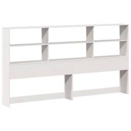 Berkfield Home Bed Frame without Mattress White 180x200 cm Super King Solid Wood Pine - thumbnail 7