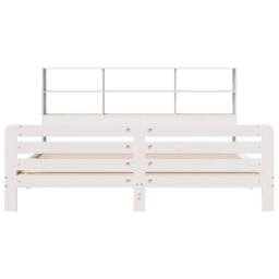 Berkfield Home Bed Frame without Mattress White 180x200 cm Super King Solid Wood Pine - thumbnail 4