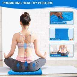 SPETLEK Honeycomb Breathable Gel Seat Cushion Blue - Size: 100 cm x 190 cm - thumbnail 5