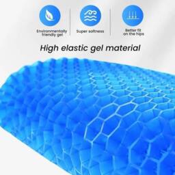 SPETLEK Honeycomb Breathable Gel Seat Cushion Blue - Size: 100 cm x 190 cm - thumbnail 4