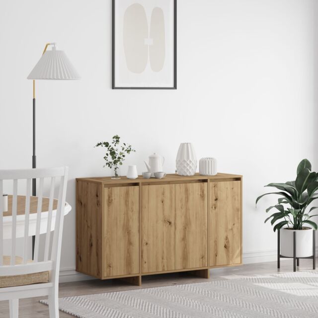 Berkfield Home Oak Sideboard Artisan oak Engineered wood 120 x 41 x 75 cm - image 1