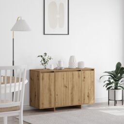 Berkfield Home Oak Sideboard Artisan oak Engineered wood 120 x 41 x 75 cm
