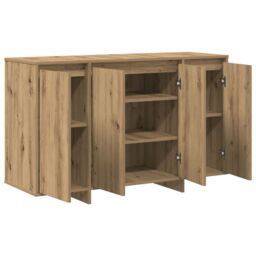 Berkfield Home Oak Sideboard Artisan oak Engineered wood 120 x 41 x 75 cm - thumbnail 5