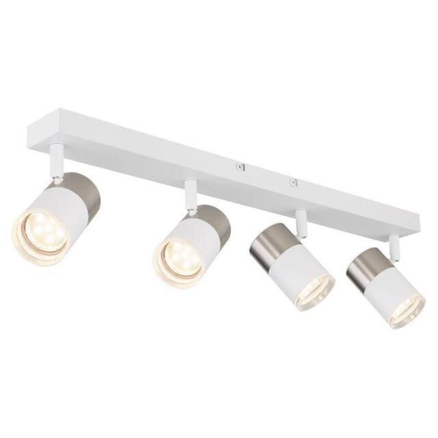 Netlighting Brisbon Ceiling Spotlight Bar White Matt 4x GU10 - image 1