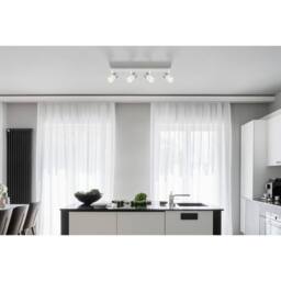 Netlighting Brisbon Ceiling Spotlight Bar White Matt 4x GU10 - thumbnail 6