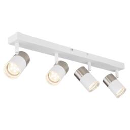 Netlighting Brisbon Ceiling Spotlight Bar White Matt 4x GU10 - thumbnail 1