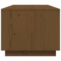 Berkfield Home Coffee Table Honey Brown 100x50x41 cm Solid Wood Pine - Size: 100 x 50 x 41 cm - thumbnail 7