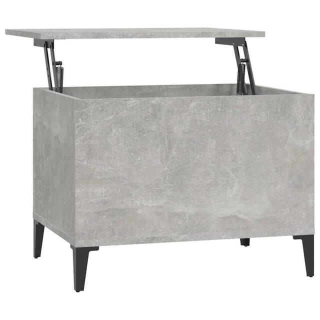 Berkfield Home Coffee Table Concrete Grey 60x44.5x45 cm Engineered Wood - image 1