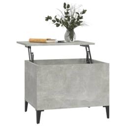 Berkfield Home Coffee Table Concrete Grey 60x44.5x45 cm Engineered Wood - thumbnail 5