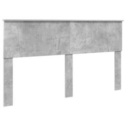 Berkfield Home Bed Frame with Headboard Concerte 160 x 200 cm Solid Pine Wood in Grey - thumbnail 6