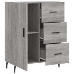Berkfield Home Sideboard Grey Sonoma 69.5x34x90 cm Engineered Wood - thumbnail 6