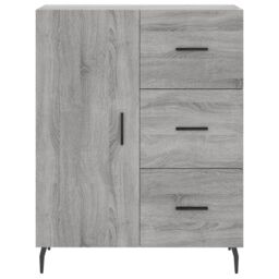 Berkfield Home Sideboard Grey Sonoma 69.5x34x90 cm Engineered Wood - thumbnail 5