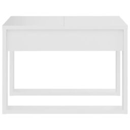Berkfield Home Side Table White 50x50x35 cm Engineered Wood - Size: 50 x 50 x 35 cm - thumbnail 6