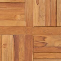 Berkfield Home Table Top Solid Teak Wood Square 80x80x2.5 cm in Brown - thumbnail 5