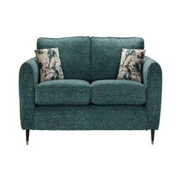 Stratus Interiors Valencia Mid-Century Fabric Sofa in Odyssey Amazonite Teal-2 Seater in Teal - thumbnail 6
