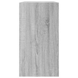 Berkfield Home Shoe Cabinet Grey Sonoma 80x34x63 cm Engineered Wood - Size: 80 x 34 x 63 cm - thumbnail 6