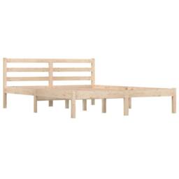 Berkfield Home Beautiful Day Bed Solid Wood Pine 140x190 cm in Natural