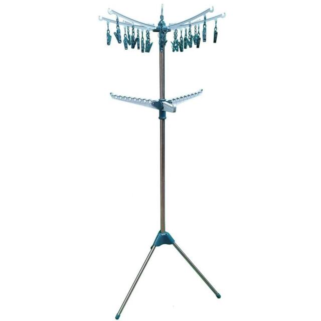 EONLION 2 Tier-Rotary Clothes Hanging Rack Airer in Blue - Size: 500mm - image 1