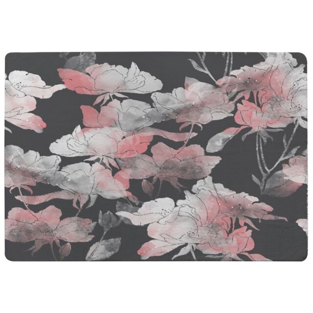 Benjamin Tate Design Imprints Flowers & Leaves Of Wild Rose Rug in Natural - Size: Large - image 1
