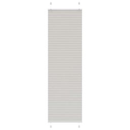 Berkfield Home Pleated Blind Light Grey 65x200 cm Fabric Width 64.4 cm Polyester - thumbnail 2