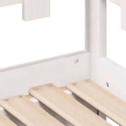Berkfield Home Daybed with Trundle & Drawers Frame White 90x190 cm Single - thumbnail 9