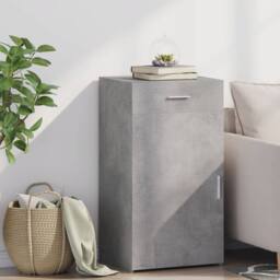 Berkfield Home Sideboard Concrete Grey 50x42.5x93 cm Engineered Wood - thumbnail 2