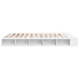 Berkfield Home Bed Frame without Mattress White 180x200 cm Super King - thumbnail 5