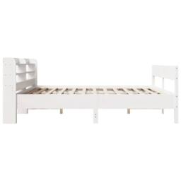 Berkfield Home Decorative Bed Frame without Mattress White 180x200 cm Super King - thumbnail 5