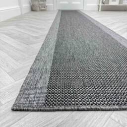 runrug Carpet Runner Rug - Indoor/Outdoor, Reversible, 2mm - 'Vichy' in Midnight - Size: 60 cm x 150 cm - thumbnail 5