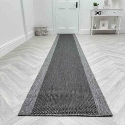 runrug Carpet Runner Rug - Indoor/Outdoor, Reversible, 2mm - 'Vichy' in Midnight - Size: 60 cm x 150 cm - thumbnail 4
