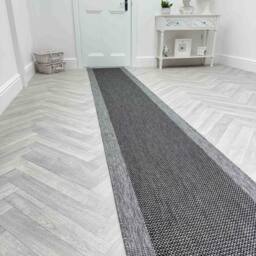 runrug Carpet Runner Rug - Indoor/Outdoor, Reversible, 2mm - 'Vichy' in Midnight - Size: 60 cm x 150 cm - thumbnail 3