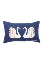Scion 'Jackfruit & The Beanstalk Cotton' Cushion in Midnight - Size: 30 cm x 50 cm - thumbnail 1