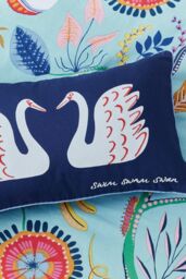 Scion 'Jackfruit & The Beanstalk Cotton' Cushion in Midnight - Size: 30 cm x 50 cm - thumbnail 2