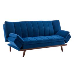 Bravich LTD Mondaine Sofa Bed Click Clack Double in Navy - Size: 3 Seater - thumbnail 7