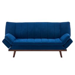 Bravich LTD Mondaine Sofa Bed Click Clack Double in Navy - Size: 3 Seater - thumbnail 8